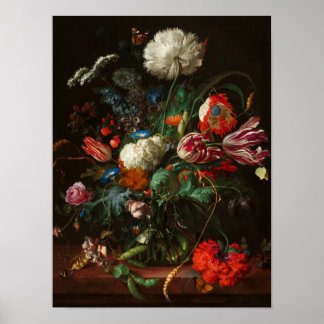 Poster Vase des fleurs, 1660 par Jan Davidsz de Heem