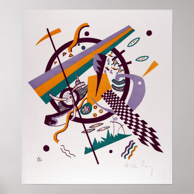 Poster Vasily Kandinsky Small Worlds IV (Devant)