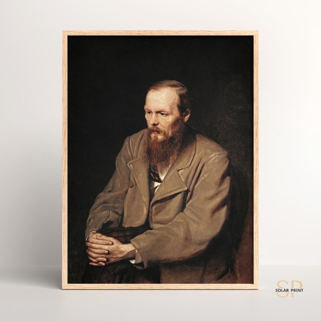 Poster Vasily Perov Portrait de l'art de Fyodor Dostoïevs (Créateur téléchargé)