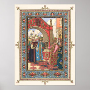 Poster Vassilissa la Foire de Boris Zvorykin