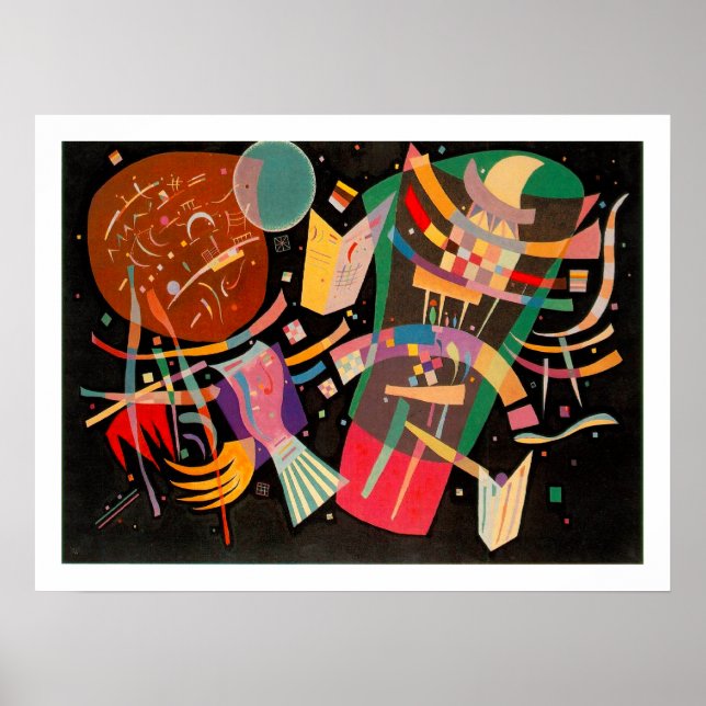 Poster Vassily Kandinsky, 1939 - Composition 10 (Devant)
