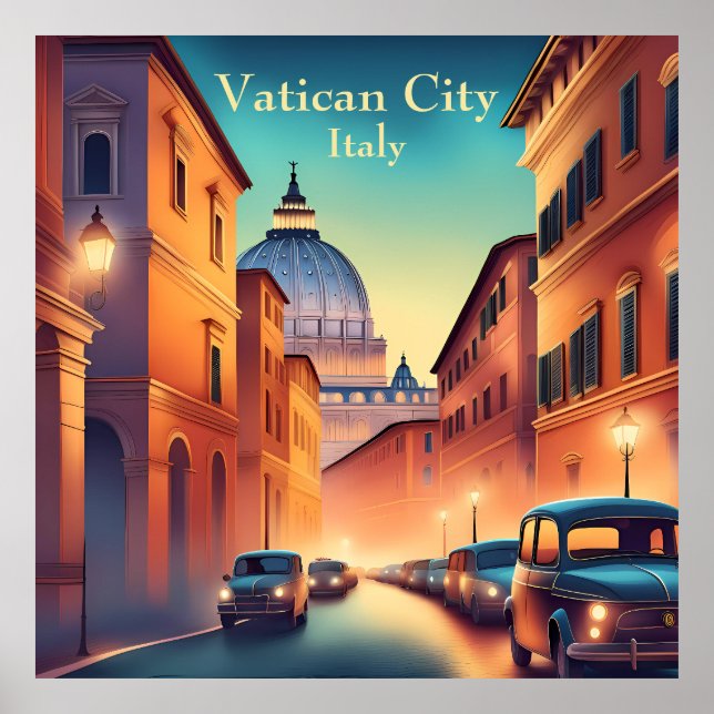 Poster Vatican Italie (Devant)