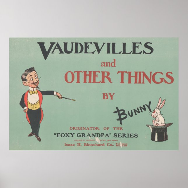 Poster Vaudeville et d'autres choses par Rupert Bunny (Devant)
