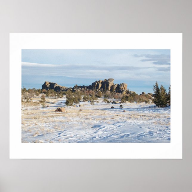 Poster Vaudewoo - WY, USA (Devant)