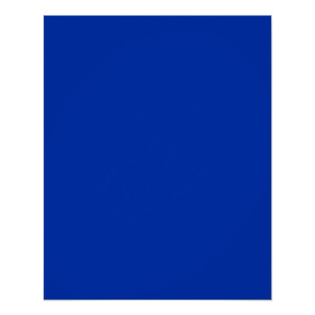 Poster "VBRANT Blue" PERSONNALISABLE (Devant)