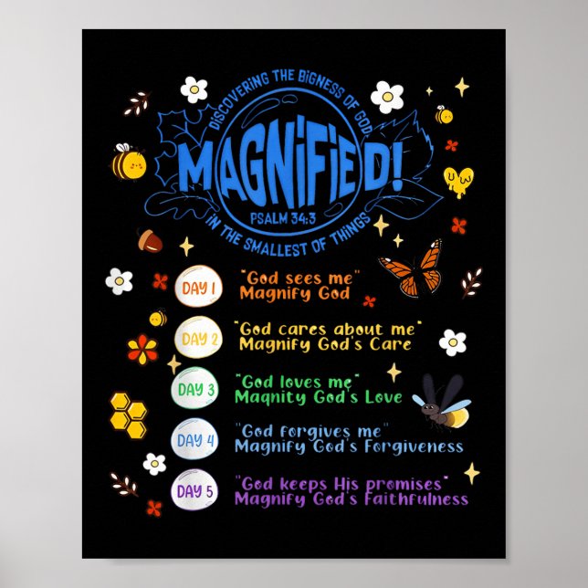 Poster Vbs 2025 Insects Les Plus Petits Magnifiés Aventur (Devant)