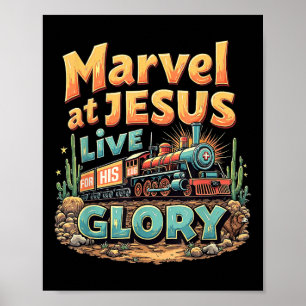 Poster Vbs 2025 Sa Gloire Jonction Train True North Chris