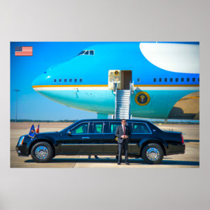 Poster VC-25A (747-200B) et "THE BEAST"