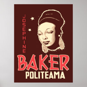 Poster Vector Art Joséphine Baker au Politeama