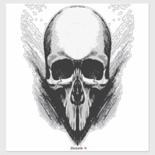 Poster vector skull