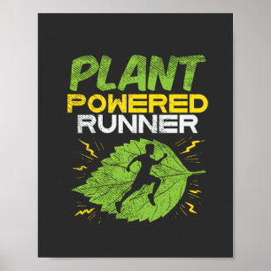 Poster Vegan - Plante Powered Runner