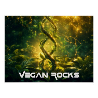 POSTER VÉGAN ROCKS