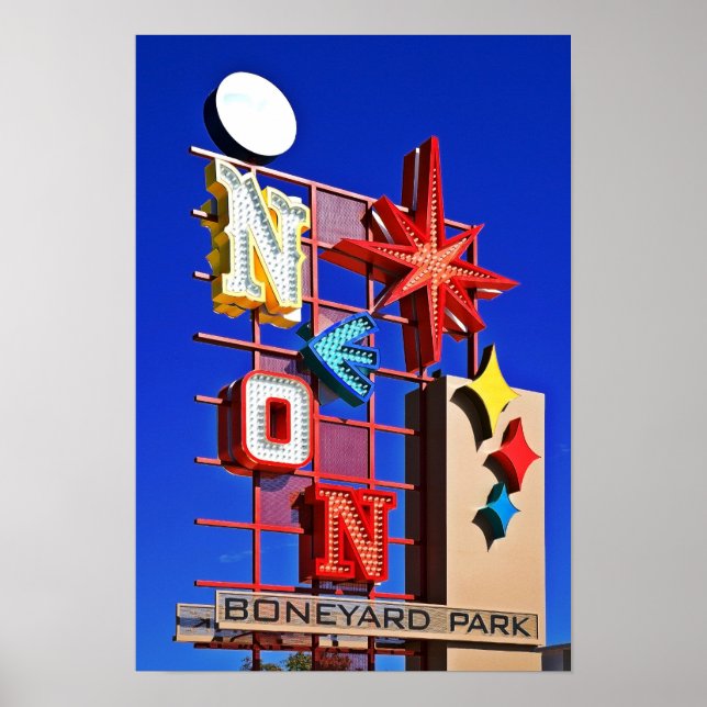 Poster Vegas Neon Boneyard (Devant)
