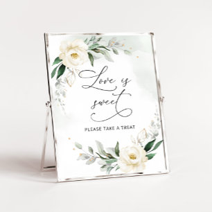 Poster Végétal floral or élégant L'amour est doux