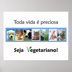 Poster Vegetariano