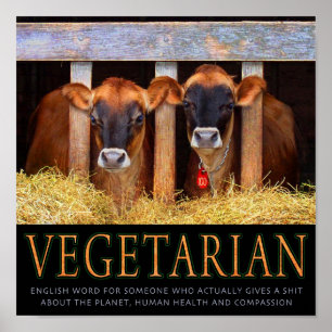Poster Végétarien !