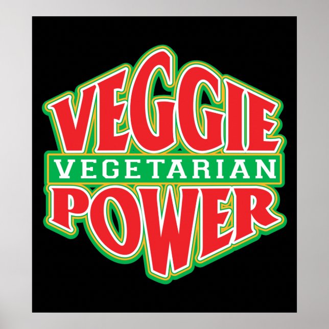 Poster Veggie Power (Devant)