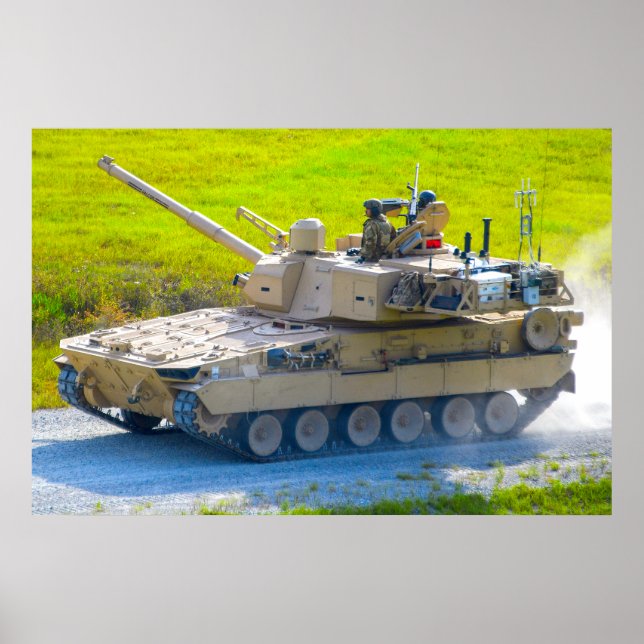POSTER VÉHICULE DE COMBAT ARMÉ M10 (Devant)