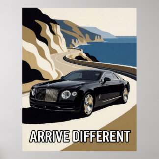 Poster Véhicule de performance moderne pour les fans de s