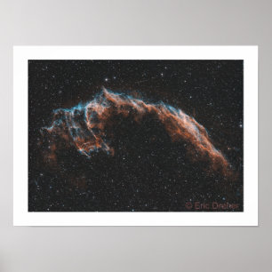 Poster Veil Nebula - NGC 6992 - Eric Dreher