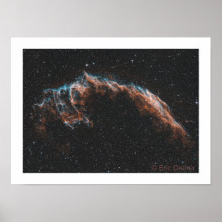 Poster Veil Nebula - NGC 6992 - Eric Dreher