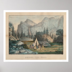 Poster Veil nuptial Fall, Yosemite (1303)