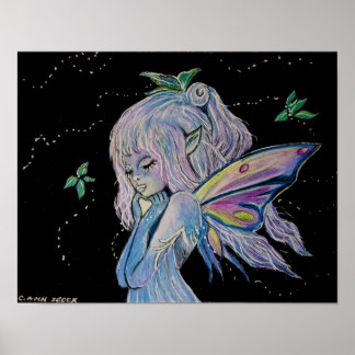 Poster Veille de nuit Fairy by Carol Zeock