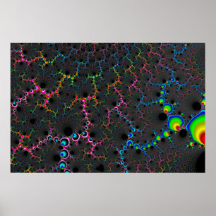 Poster Veines - Art Fractal