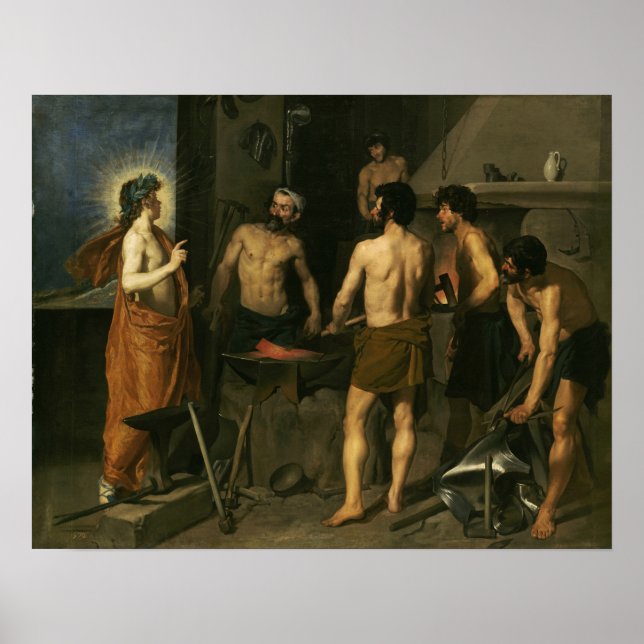 Poster Vélasquez - La Forge de Vulcain (Devant)