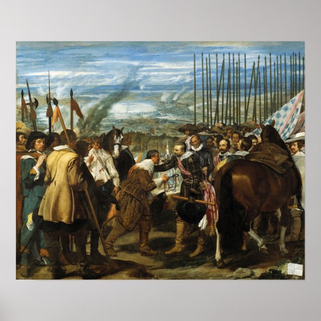 Poster Velázquez - La Renonciation De Breda 1635 (Devant)