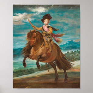 Poster Velazquez - Portrait du prince Balthasar Charles