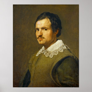 Poster Velázquez - Un jeune homme 1650