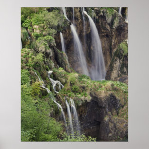 Poster Veliki Slap (Cascade) Plitvice Lakes National