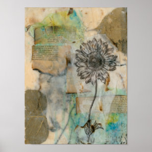 Poster Vellum Floral I