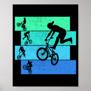 Poster Vélo BMX enfants garçons performance