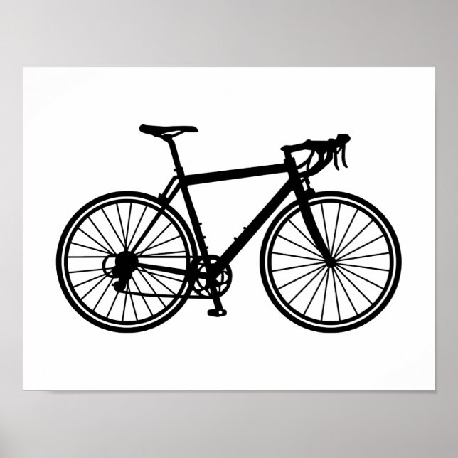 Poster Vélo de course (Devant)