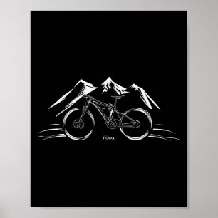 Poster Vélo de course Cyclisme Motivation Vélo de montagn