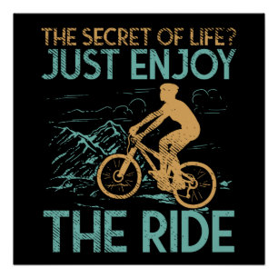 Poster Vélo de montagne