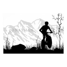 Vélo de montagne Silhouette personnalisé