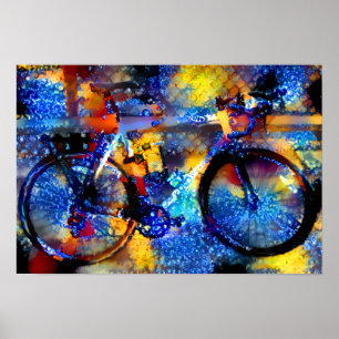Poster Vélo fracturé