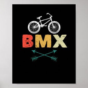 Poster Vélo Motocross Motocross BMX Halfpipe