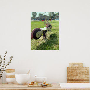 Poster Vélo pour enfants de terrain de jeu