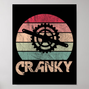 Poster Vélo rétro Vélo cyclisme Bicyclette Pneu Rétro