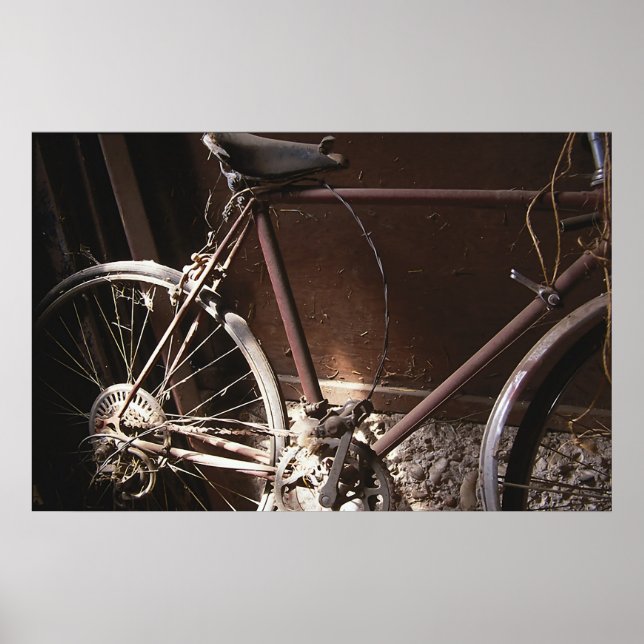 Poster Vélo rouillé (Devant)