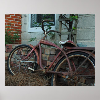 Poster Vélo rouillé