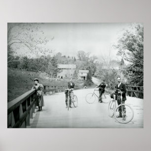 POSTER VÉLO TOURING 1890