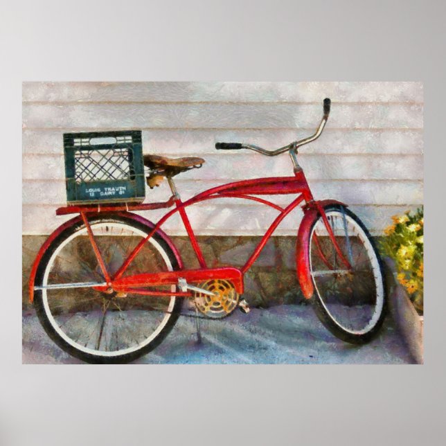Poster Vélo - Vélo de livraison (Devant)