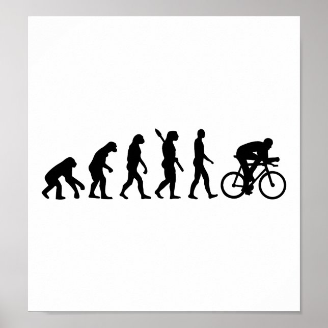 Poster Vélo vélo d'évolution (Devant)