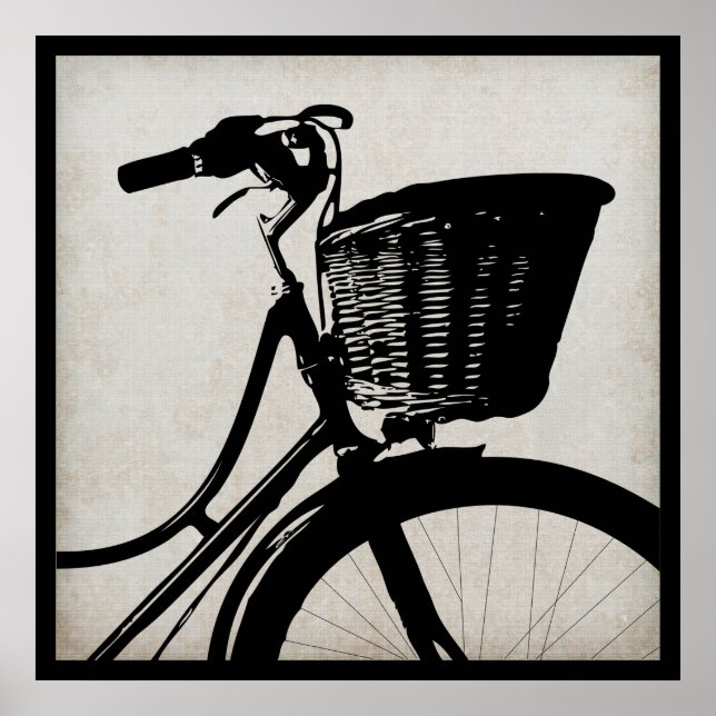 Poster Vélo vintage (Devant)