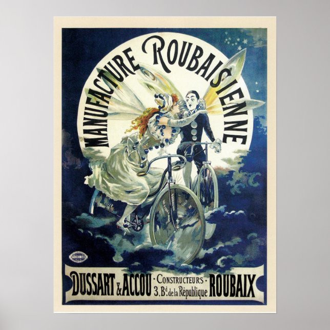 Poster Vélo vintage Art nouveau (Devant)